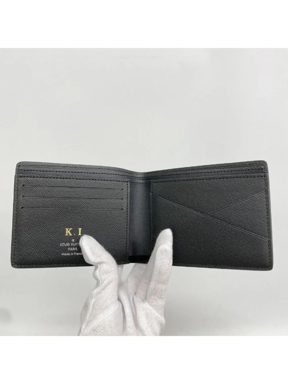 Louis Vuitton Wallet Epi Portefeuille Multiple Noir